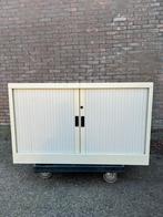 Lage witte roldeurkast/archiefkast - 73/120/45 cm, Ophalen, Gebruikt, 100 tot 150 cm, Minder dan 100 cm