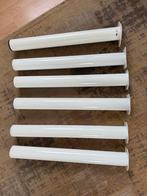 Nieuwe witte stalen tafelpoten 6 stuks, Ophalen, Minder dan 50 cm, Wit, Nieuw