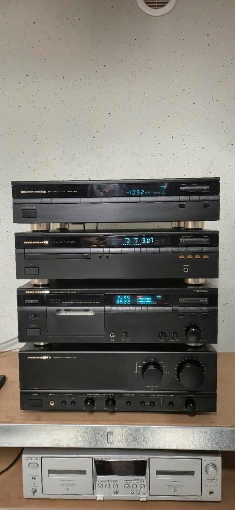 Marantz stereotoren PM-50, SD-50,,CD-50, ST-50L 90's, Audio, Tv en Foto, Stereo-sets, Zo goed als nieuw, Cassettedeck, Cd-speler