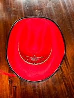 Cowboy hoed rood, Kleding | Dames, Hoed, Zo goed als nieuw, Ophalen