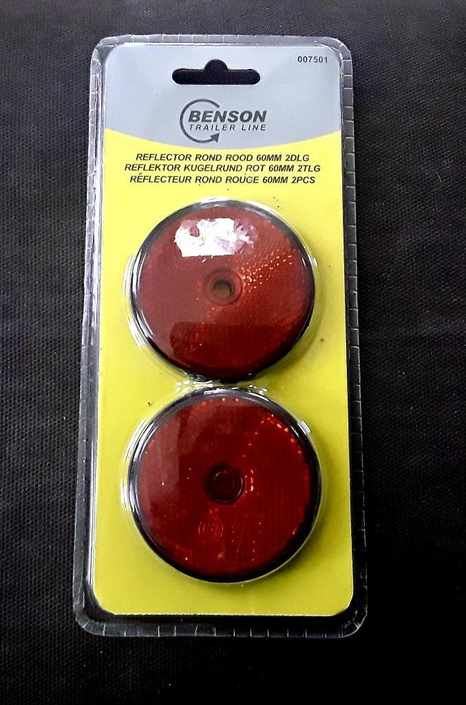 Benson schroefbevestiging reflector - 2 stuks - nieuw, Auto diversen, Auto-accessoires, Nieuw, Ophalen of Verzenden