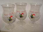 3 stuks La Chouffe glazen 33cl, Ophalen of Verzenden, Zo goed als nieuw, Bierglas