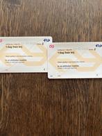 2x NS dagkaart, Tickets en Kaartjes, Twee personen, Trein, Nederland, Algemeen kaartje