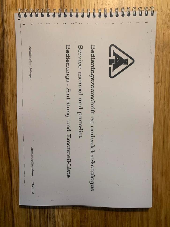 AI Hembrug DR1(L)S handleiding & Onderdelen Katalogus, Doe-het-zelf en Verbouw, Draaibanken, Metaaldraaibank, Ophalen of Verzenden