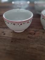 6 witte schaaltjes met Kerstdecoratie, Ophalen of Verzenden, Nieuw