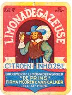 Oud limonade etiket Haps(1), porto koper!, Ophalen of Verzenden, Gebruikt, Overige typen