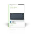 Nedis Bluetooth Speaker 15 W 4 uur speelduur NIEUW in doos, Ophalen of Verzenden, Nieuw