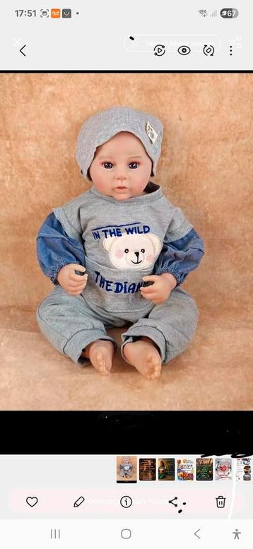 Prachtige reborn pop  beschikbaar voor biedingen
