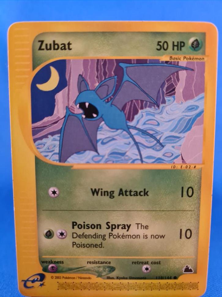 Zubat 118/144 - Skyridge, Hobby en Vrije tijd, Verzamelkaartspellen | Pokémon, Gebruikt, Verzenden