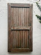 Massief houten loftdeur meranti., Doe-het-zelf en Verbouw, Deuren en Horren, Schuifdeur, Gebruikt, 100 tot 120 cm, Hout