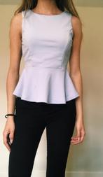 Baby blauwe peplum top maat S, Kleding | Dames, Tops, Forever 21, Blauw, Zonder mouw, Zo goed als nieuw