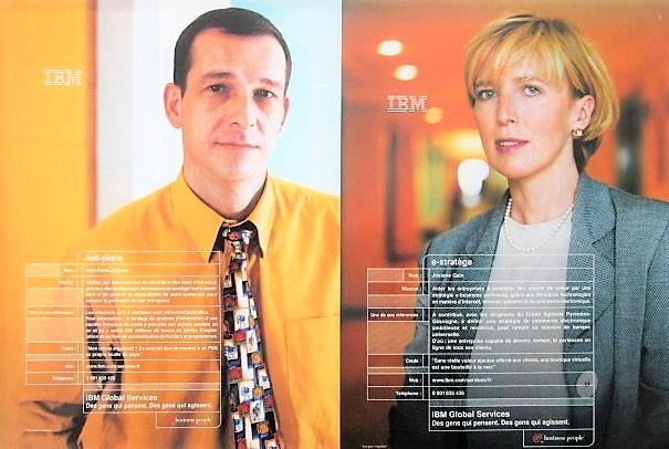 10 vintage advertenties reclames IBM 1959-2000, Verzamelen, Merken en Reclamevoorwerpen, Gebruikt, Overige typen, Ophalen of Verzenden