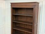 Klassieke Engelse boekenkast, Teakhout, Met plank(en), 100 tot 150 cm, 200 cm of meer, Klassiek