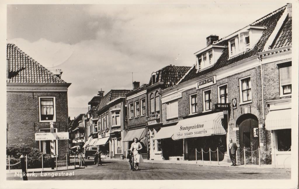 Nijkerk - 1035 - twa : Langestraat, Verzenden, 1940 tot 1960, Gelderland