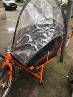 Regentent bakfiets, Ophalen, Gebruikt, Huif, 3 kinderen