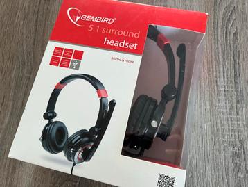 HEADSET KOPTELEFOON MICROFOON USB AANSLUITING DRAAIBARE ARM beschikbaar voor biedingen