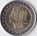2 euro 2001 Nederland - vrijwel UNC., 2 euro, Losse munt, Verzenden