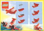 Lego 7222 kleine rode helicopter met bouwinstructie., Kinderen en Baby's, Speelgoed | Duplo en Lego, Ophalen of Verzenden, Gebruikt