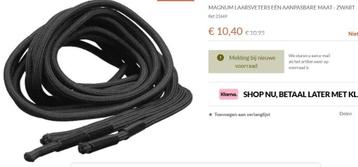 Meerdere One-Size-Fits-All Veters Zwart - 183CM / 72" beschikbaar voor biedingen