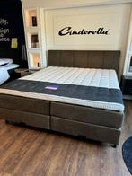 TUBBERGEN BOXSPRING 160/200 en 180/200 SHOWMODEL !!!, Ophalen, GOED SLAPEN, 7651 AW, Grijs