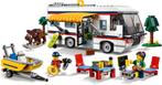 LEGO Creator 3-in-1 set, Kampeerbus, boot en huisje 31052, Ophalen, Zo goed als nieuw, Complete set, Lego