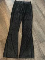Colourful Rebel flared pants glitter, maat L, Kleding | Dames, Broeken en Pantalons, Zwart, Maat 42/44 (L), Nieuw, Ophalen of Verzenden