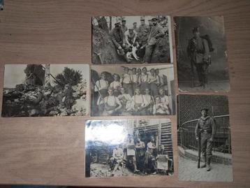 WO1 Duitse Fotokaarten - Beschreven & Onbeschreven beschikbaar voor biedingen