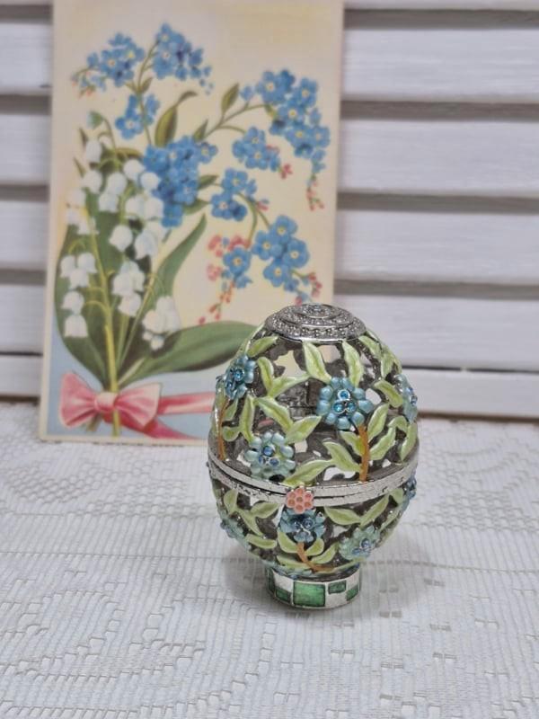 Fabergé stijl ei, Antiek en Kunst, Curiosa en Brocante, Ophalen of Verzenden