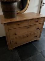 Antieke Grenen Ladekast, Huis en Inrichting, Ophalen, Gebruikt, Landelijk brocante, 50 tot 100 cm