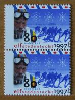 Nederland 1710 paartje v Elfstedentocht., Postzegels en Munten, Postzegels | Nederland, Verzenden, Postfris