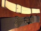 2 mooie brede heupriemen, leer, BANDOLERA, mt. 90/95., Kleding | Dames, Riemen en Ceinturen, 5 cm of meer, Echt leder, 90 tot 100 cm