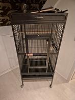 Papagaaien kooi, Dieren en Toebehoren, Vogels | Hokken en Kooien, Ophalen, Zo goed als nieuw, Metaal, Vogelkooi