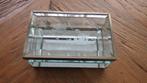 mooi  retro glazen doosje met gravure, Ophalen of Verzenden, Overige typen