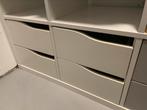 2x IKEA KALLAX inzet met lades, gegolfd/wit, 33x33cm, Ophalen, Minder dan 50 cm, 1 of 2 laden, Zo goed als nieuw