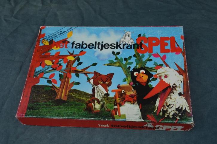 Vintage bordspel het Fabeltjeskrantspel uit 1968 soort ganze, Hobby en Vrije tijd, Gezelschapsspellen | Bordspellen, Gebruikt