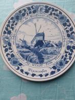 Delfts Blauw Wandbord - Molen Voorstelling, Antiek en Kunst, Antiek | Wandborden en Tegels, Ophalen of Verzenden