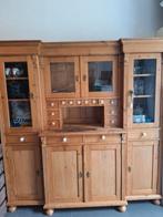 Prachtige brocante grenen buffetkast, Ophalen of Verzenden, Gebruikt, 25 tot 50 cm, 200 cm of meer