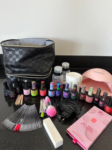 Complete Pink Gellac Set – Zo goed als nieuw! beschikbaar voor biedingen