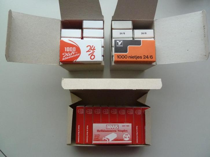 24/6 Nietjes 30.000 stuks, Diversen, Schrijfwaren, Nieuw, Ophalen of Verzenden