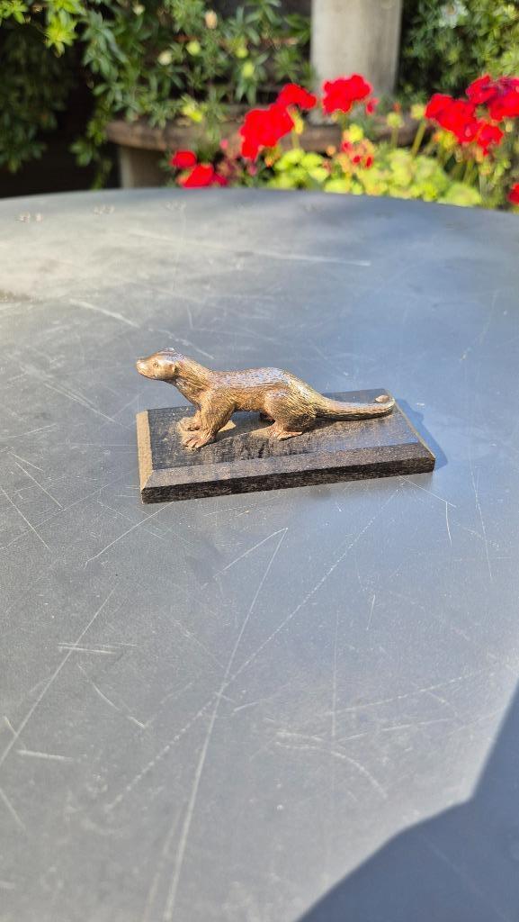 Otter no 10 verzilverde dieren van het WNF, Verzamelen, Beelden en Beeldjes, Gebruikt, Dier, Ophalen