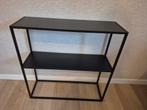 Haltafel / sidetable, zwart, Huis en Inrichting, Tafels | Sidetables, Ophalen, 50 tot 100 cm, Zo goed als nieuw, 25 tot 50 cm