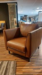 Brunello fauteuil van Het Anker in Bullet leder Tabacco, Ophalen, Nieuw, 75 tot 100 cm, Leer