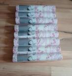 8 rollen Retro Rozen vinyl behang, Ophalen of Verzenden, 75 m² of meer, Roze, Retro vintage botanisch romantisch
