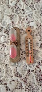 Antieke Poppenhuis Thermometer & Zandloper, Verzamelen, Ophalen of Verzenden, Gebruikt, Poppenhuis
