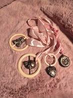 Vier oude zilveren rammelaars baby sieraad rammelaar, Ophalen of Verzenden, Zo goed als nieuw