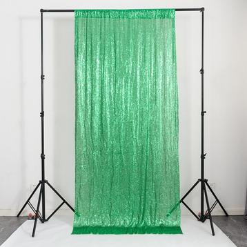 Groen Glitter Gordijn / Pailletten Achtergrond Feest Party beschikbaar voor biedingen