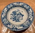 Antiek Chinees blauw bord Patent Ironstone China 24,5 cm, Antiek en Kunst, Ophalen
