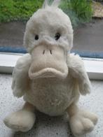 Eend merk Anna Club Plush wit velours meet ca 25 cm, Ophalen of Verzenden, Zo goed als nieuw, Eend