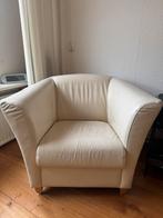 Leren fauteuil, Huis en Inrichting, Fauteuils, Ophalen, Gebruikt, 75 tot 100 cm, Leer