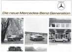 Mercedes Benz nieuwe generatie folder (mb42) auto, Verzenden, Zo goed als nieuw, Mercedes